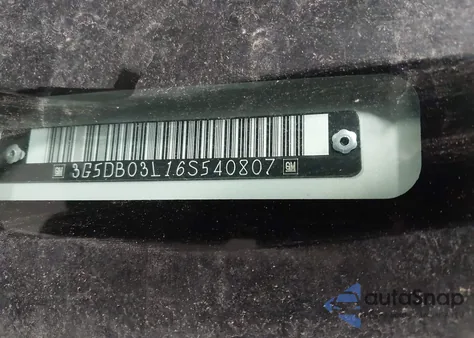 2006 Buick Rendezvous Cx z USA, uszkodzony, nr VIN 3G5DB03L16S540807